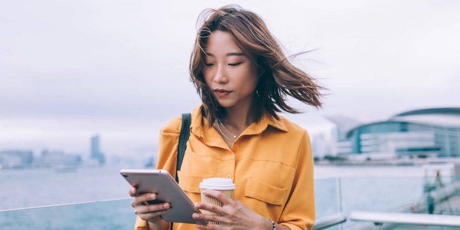 woman checking out non-regulated medical professions in HK